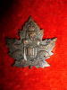 101st Battalion (Winnipeg) Collar Badge    